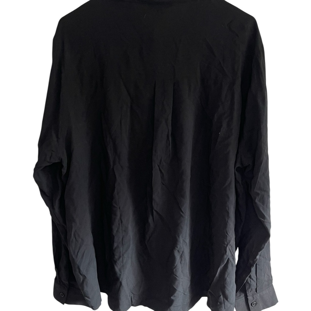 Black button down shirt - Picture 3 of 4